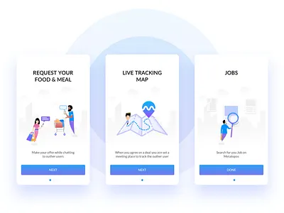 Onboarding Screens illustration onboarding screens onboarding ui ui walkthrough website