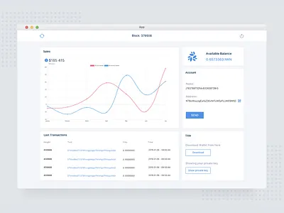 Wallet Dashboard Design bitcoin currency dashboard dashboard design dashboard template design english header landing landing design landing page minimal persian ui ui design ux ux design wallet web web design