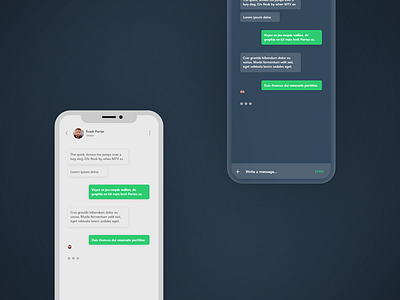 Daily UI challenge #013 013 adobe xd app chat chat app daily 100 daily 100 challenge dailyui design flat graphic message messaging app product ui ui design uiux ux