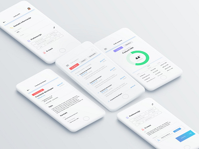 App for Student job app application modern ui userinterfaces ux white ui