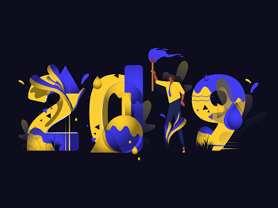 2019 Illustration 2019 2d design illustration