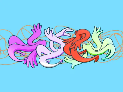 spread 90s art bold character concept character design clean colourful contemporary design drawing illustration original photoshop sketch sketchbook vector vibrant