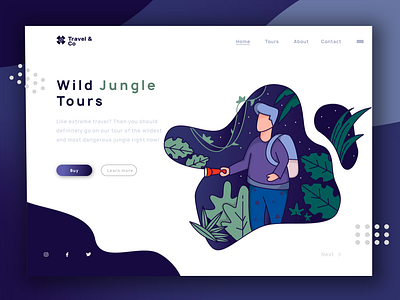 Traveler 2d design dribbble first flat illustration line art shot ui vector