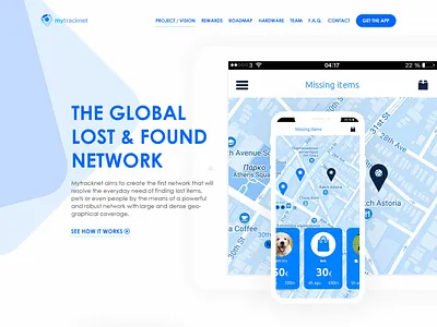 MyTracknet Redesign blue branding design flat flat design redesign ui wordpress