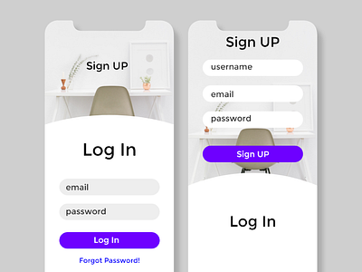 Login system UI Design app design flat illustration ios logo minimal typography ui ux vector