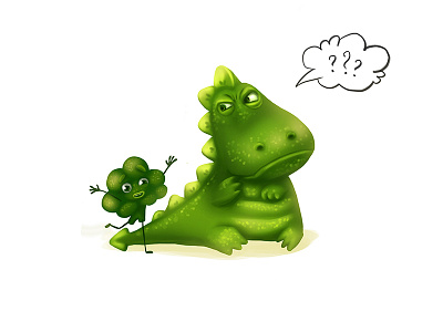 Dragon story 2 character characterdesign children concept creative dragon food kids vegetables
