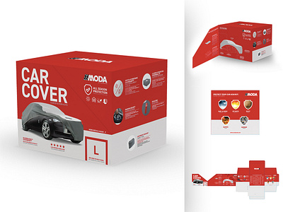 "Moda Car Cover" Packaging Design 2019 art direction art director art director los angeles art director orange county art director san francisco design package package design packagedesign packaging packaging design packagingdesign