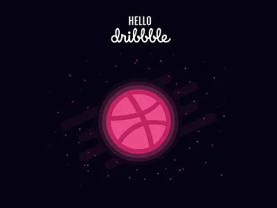 Planet Dribbble debut dribbble flat illustration plan