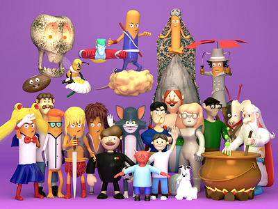 2018 in a render 3d character character design cinema4d render