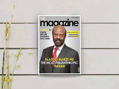 The magazine - Magazine cover design | Shiv nadar design magazine magazine ad magazine ads magazine cover magazine design
