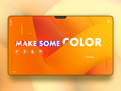 Make some color c4d color design ui web