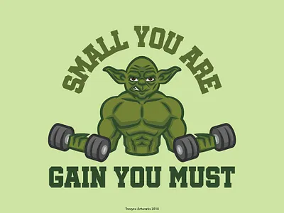 Small you are, Gain you Must cartoon cartooncharacter cartoonlogo character characterdesign funny gym illustration illustrator logo logodesign mascot power protein star strong vector vectorart vectorillustration vectorillustrator