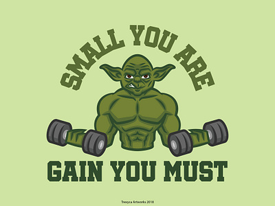 Small you are, Gain you Must cartoon cartooncharacter cartoonlogo character characterdesign funny gym illustration illustrator logo logodesign mascot power protein star strong vector vectorart vectorillustration vectorillustrator