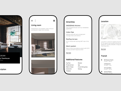Upper 10 - mobile branding premium real estate ui webdesign