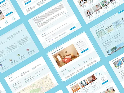 Sanatorium Complex blue commerce ecommerce health light sanatorium ui water web website