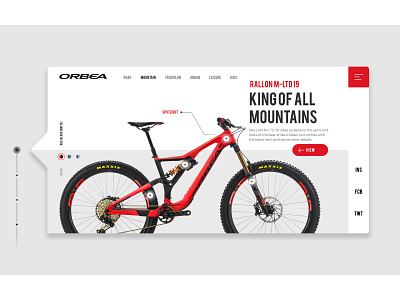 Design Orbea Web Banner UI banner design photoshop ui web