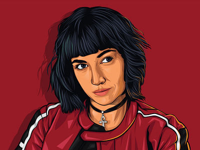 Tokiyo adobe adobe illustrator adobeillustrator art illustration illustrator la casa de pepal money heist vector vector vexel vexel
