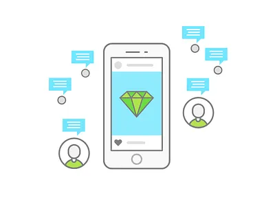 Influencer Marketing icon illustration influencer influencer marketing marketing skill social communication upwork viral