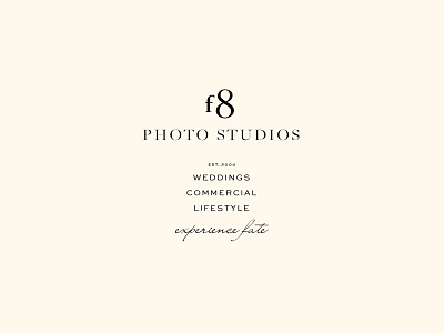 f8 Photo Studios brand identity branding design logo logo design typography