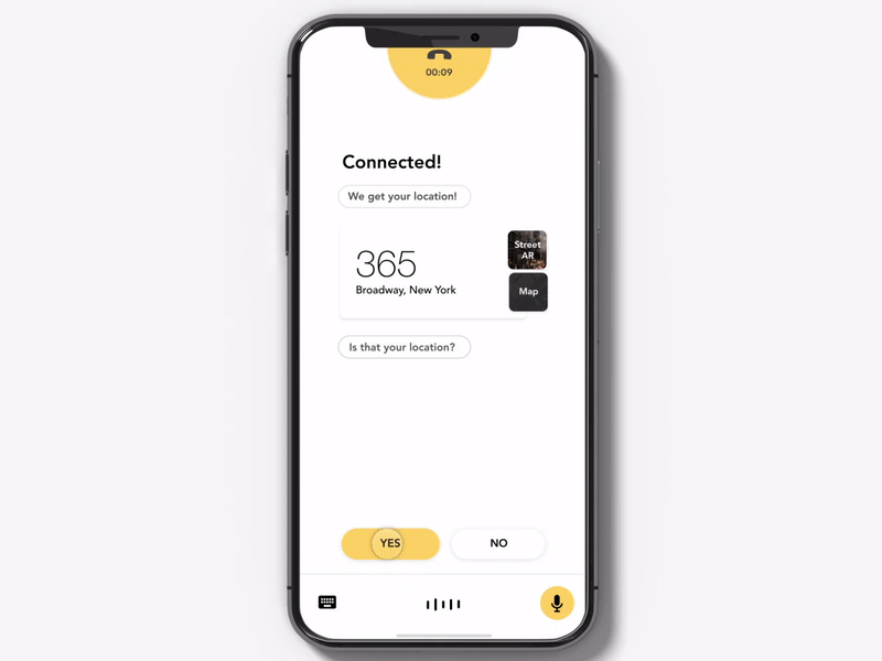 Emergency chat assistant motion after effect app chat bot motion animation ui ux