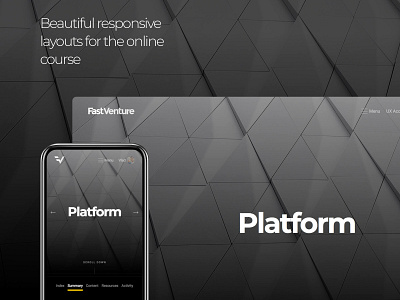 Fast Venture online course design mobile app design responsive design ui ux