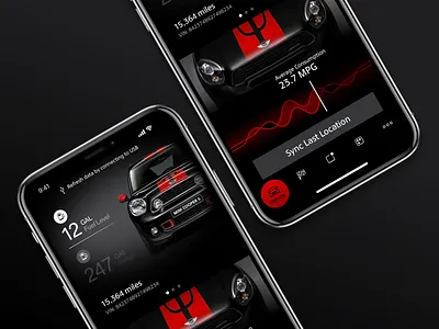 Mini Concept app bmw design iconography illustration ios mini cooper typography ui ui design ux website