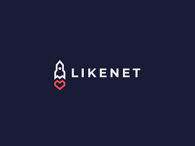 Rocket logo angled deep space internet like likes logo logomaker logotype minimalism rocket rocket logo space