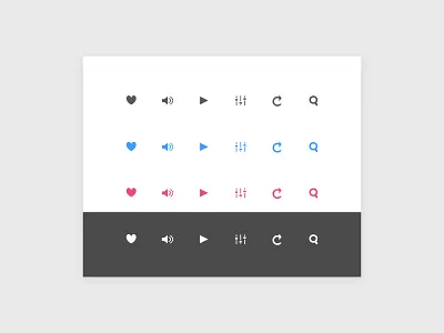 Daily Ui 055 Icon Set dailyui dailyui 055 icon icon set ui