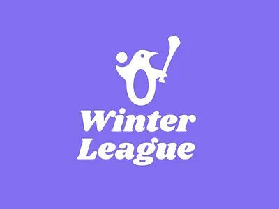 Winter League 2019 gaa hurling logo penguin sports winter