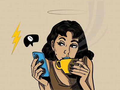 Pop Art Illustration- Comic Book Style comic book art illustration illustration design visual design