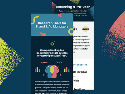 PopResearch Email Marketing digital design email email marketing graphic design illustration layout marketing mobile mobile app ui user interface web marketing website