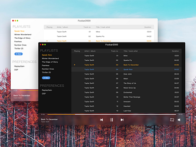foobar2K_Mac design graphic ui