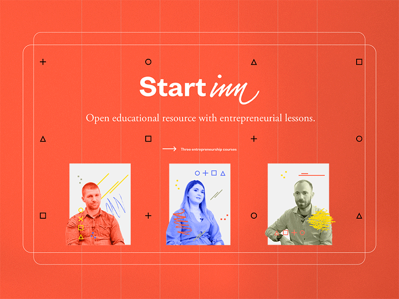 Startinn behance color dailyui design dribbble education enterpreneur graphics hero icons learning lesson lessons startinn ui ui ux webdesign website