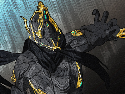 Portrait of Excalibur Umbra artwork design digital digitalart digitalartist digitaldrawing digitalillustration digitalpainting drawing excalibur illu illustration illustration art illustrator photoshop portrait portrait painting umbra wacom intuos warframe