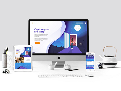 Lifelocker Workspace Mockup branding design typography ui ux website