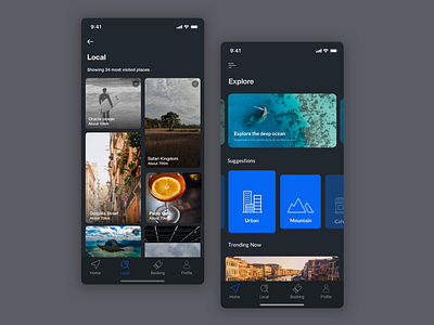 Local Go - Travel App Concept animation app app branding blue branding c4d cards clean concept creative dashboard design design app digital dribbble flat font iphonex ui ux