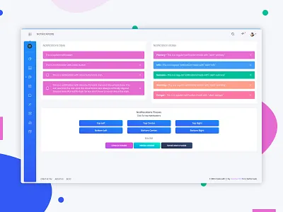 Black Dashboard PRO React admin design bootstrap 4 buttons card design dashboard modal nav bar notifications react.js side bar