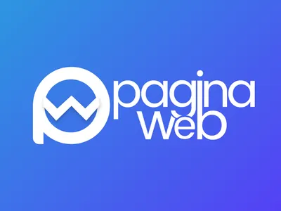 Pagina Web Logo branding design logo vector website