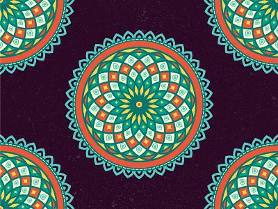 Magic Carpet | Turkish Mandala arabic art carpet colors illustration india indian indian culture magic mandala mandalas motif rangoli tile tiles turkey