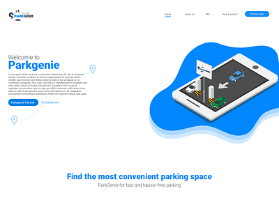 Website Design app app concept app screens blue branding color delhi design design agency design app illustration parking app typography ui ux vector web website animation website design website design company in delhi