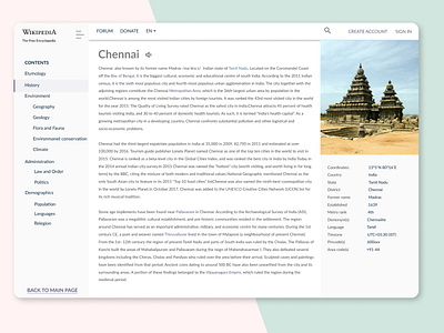 Wikipedia redesign design flat redesign ui ui ux ui ux design user interface ux wikipedia