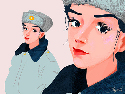 Girl police officer! arsvik art character characterdesign digitalart drawing girl illustration lovelyforce police policegirl sketch