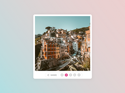 Daily UI Challenge 10: Social Sharing card daily ui share sharing social social media social sharing ui