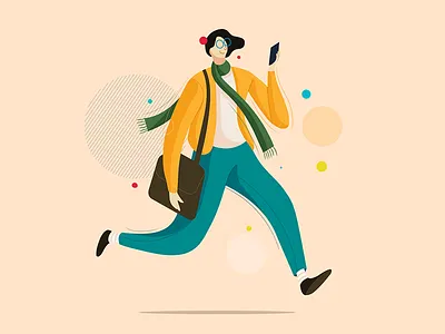 Daily Life daily illustration man paint sketch