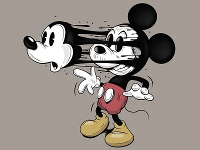 Stressed Out!! cartoon comics digitalart disney disneyland graphic illustrator mickeymouse vector