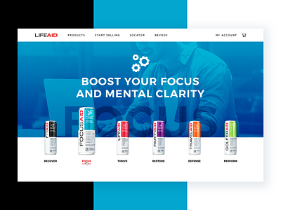 LIFEAID Homepage Concept concept design homepage homepage concept homepage design product website typography ui ui design ux ux design web web design website website design