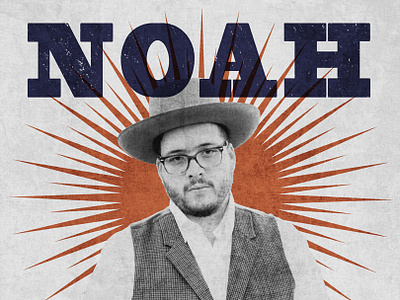 Noah Guthrie European Tour Hatch Show Poster design graphic design hatch show print illustration show flyer show poster tour poster