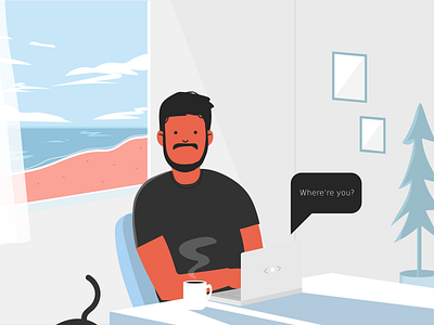 Don't text me for work. design graphic design graphic art illustrator vector