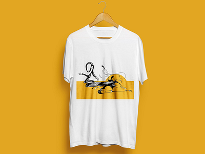 Mellow Yellow T design graphic design graphic art illustration skate street art surf surf art swag tshirt tshirt art tshirt mockup