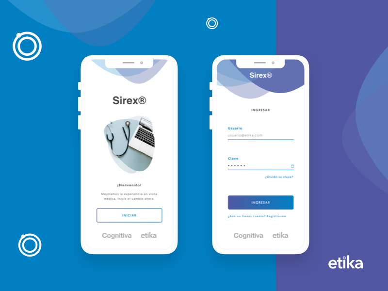 Sirex App login app login sketch ui ux